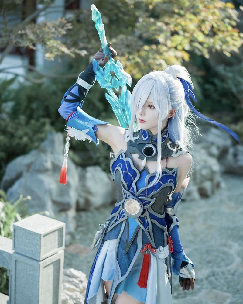 Ảnh Jingliu cosplay trong tạo hình giàu tính nghệ thuật