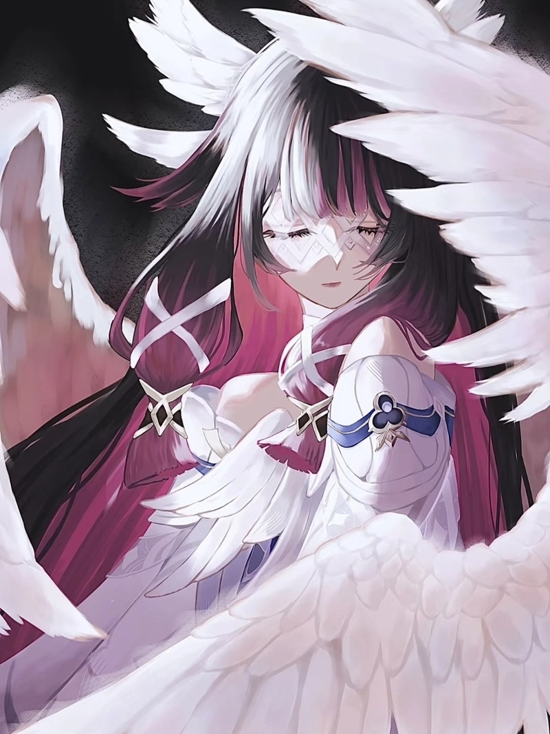 Ảnh anime Genshin Impact cùng biểu cảm ngọt ngào đáng yêu