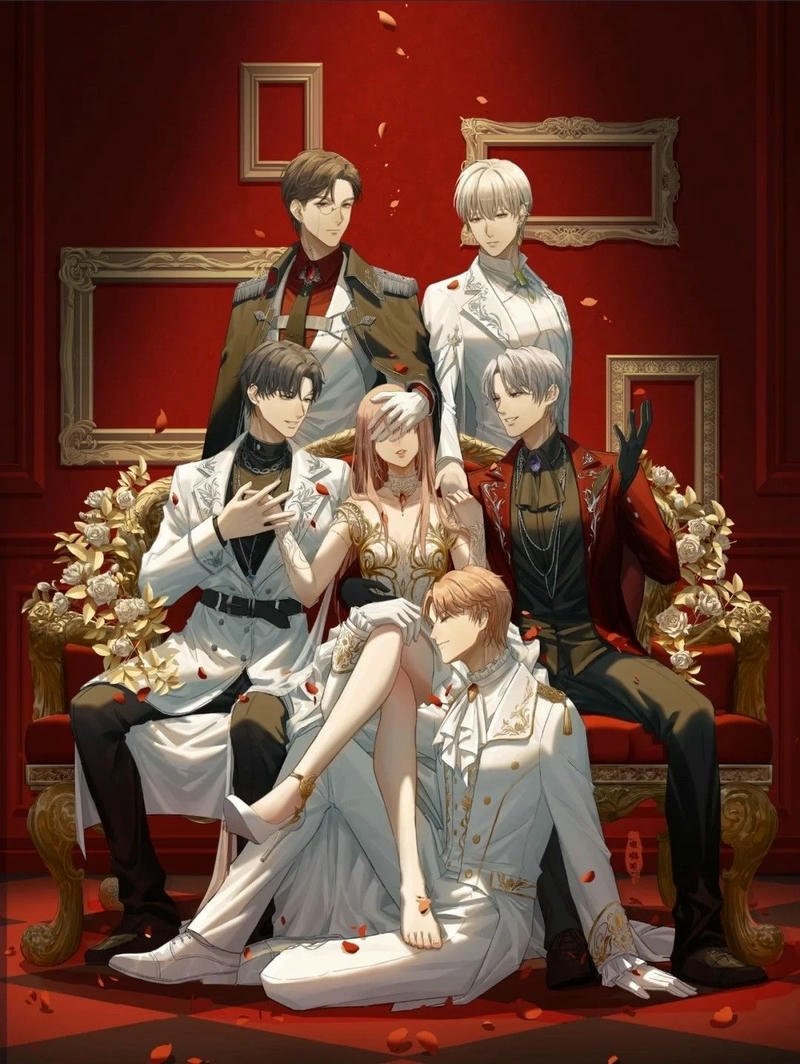 Ảnh anime harem nữ tính cùng mái tóc bồng bềnh đẹp