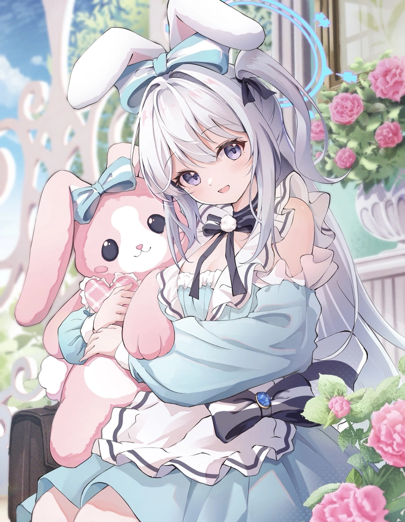 Ảnh anime nữ cute cùng thần thái tươi sáng