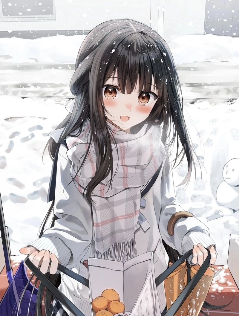 Ảnh anime nữ cute mang phong cách nhẹ nhàng