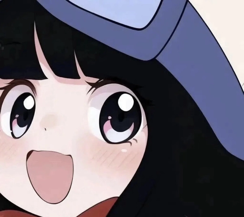 Ảnh anime nữ cute với nụ cười đáng yêu