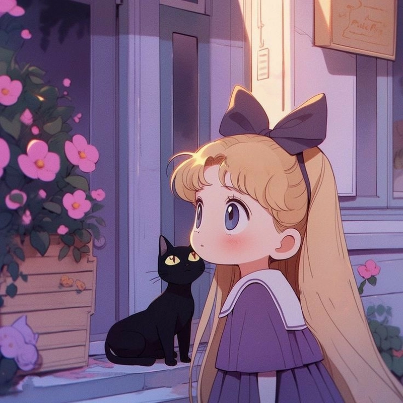 Ảnh anime nữ cute với vẻ đẹp tươi sáng