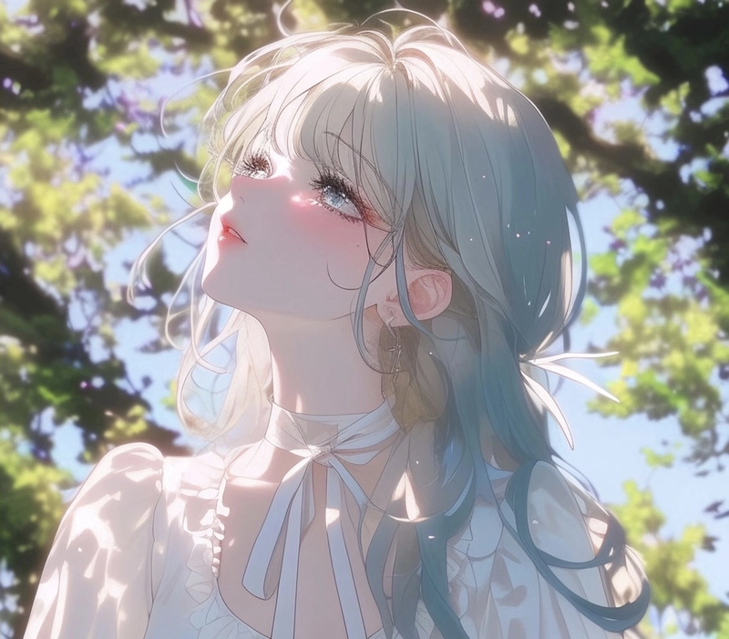 Ảnh avatar anime nữ đẹp nhẹ nhàng dễ thương