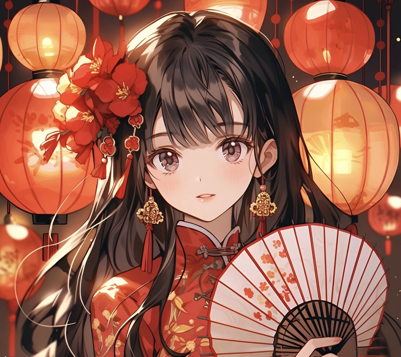 Ảnh avatar anime nữ đẹp tự nhiên cuốn hút