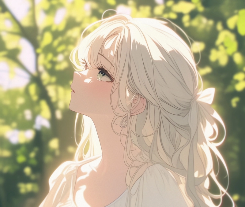 Ảnh avatar anime nữ đơn giản nhưng cuốn hút