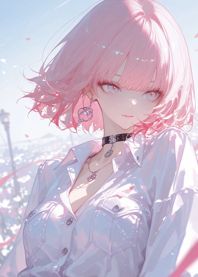 Ảnh đáng yêu gái anime to tròn làm rõ nét gương mặt