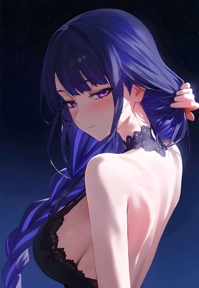 Ảnh dịu dàng gái anime to tròn cùng nụ cười đáng yêu