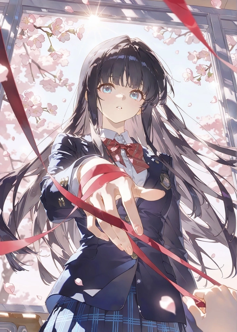 Ảnh hình nền anime nữ cùng diện mạo xinh đẹp hài hòa