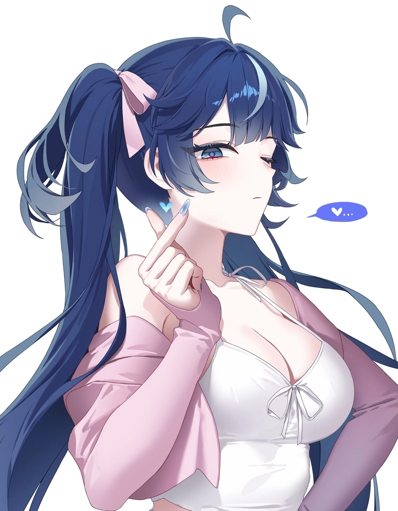 Ảnh mềm mại gái anime to tròn nổi bật dưới nền sáng