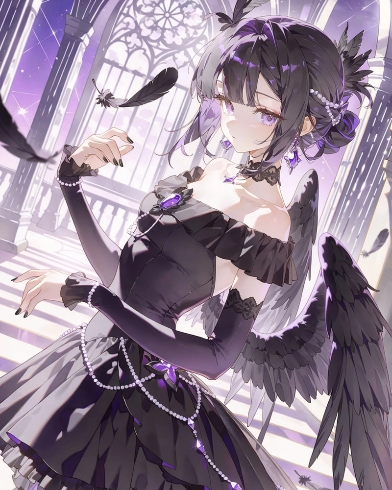 Ảnh nhân vật anime nữ cùng ánh nhìn nhẹ nhàng sâu lắng