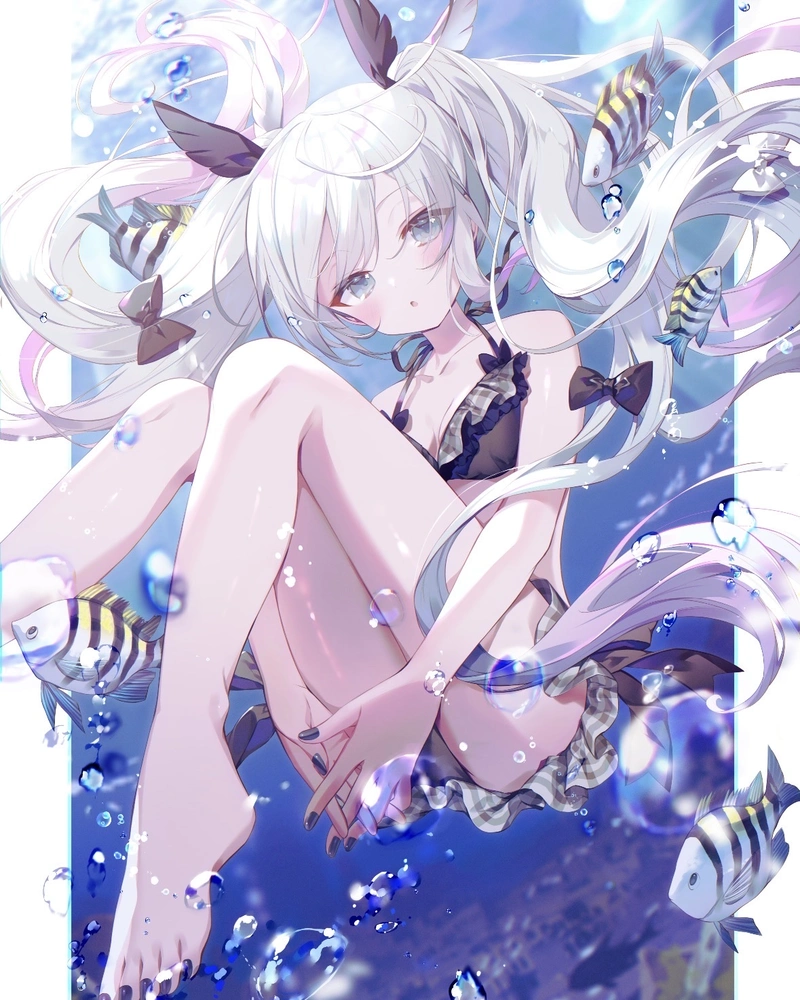 Ảnh nhân vật anime nữ với diện mạo trẻ trung cuốn mắt
