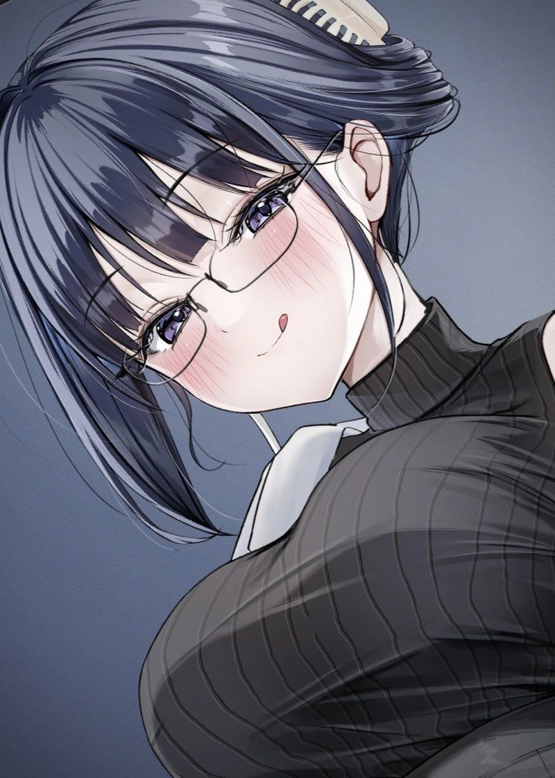 Ảnh xinh xắn gái anime to tròn với mái tóc mềm mại