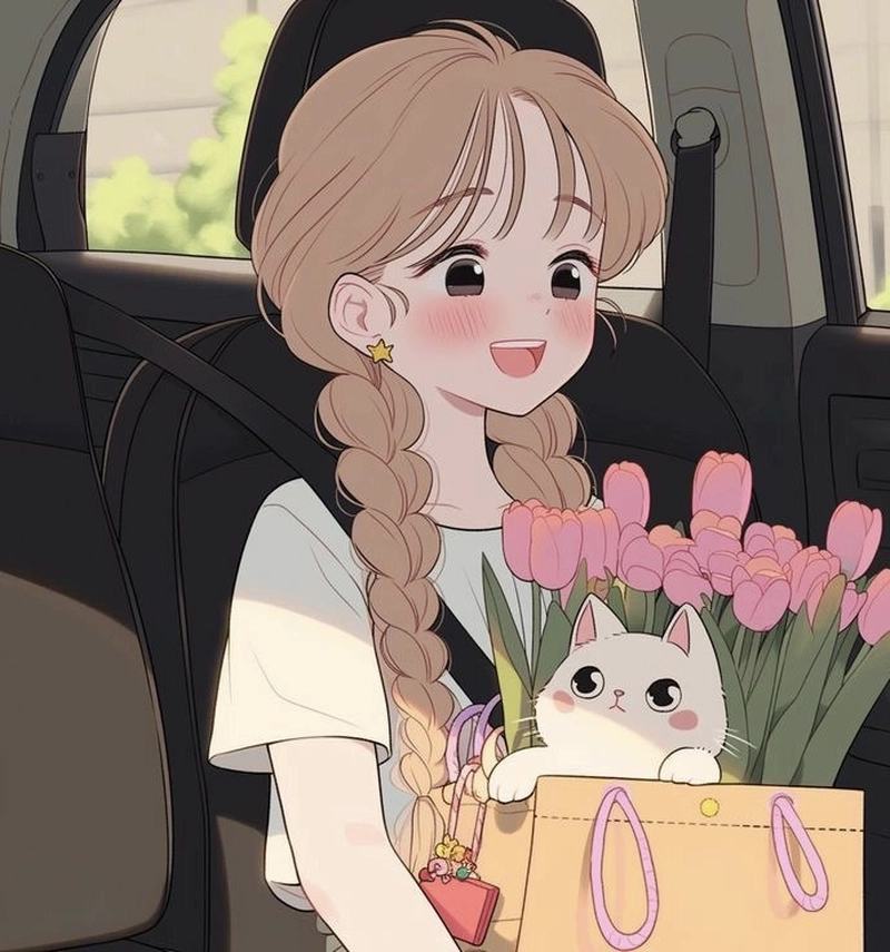 Anime nữ cute với thần thái ngọt ngào cuốn hút