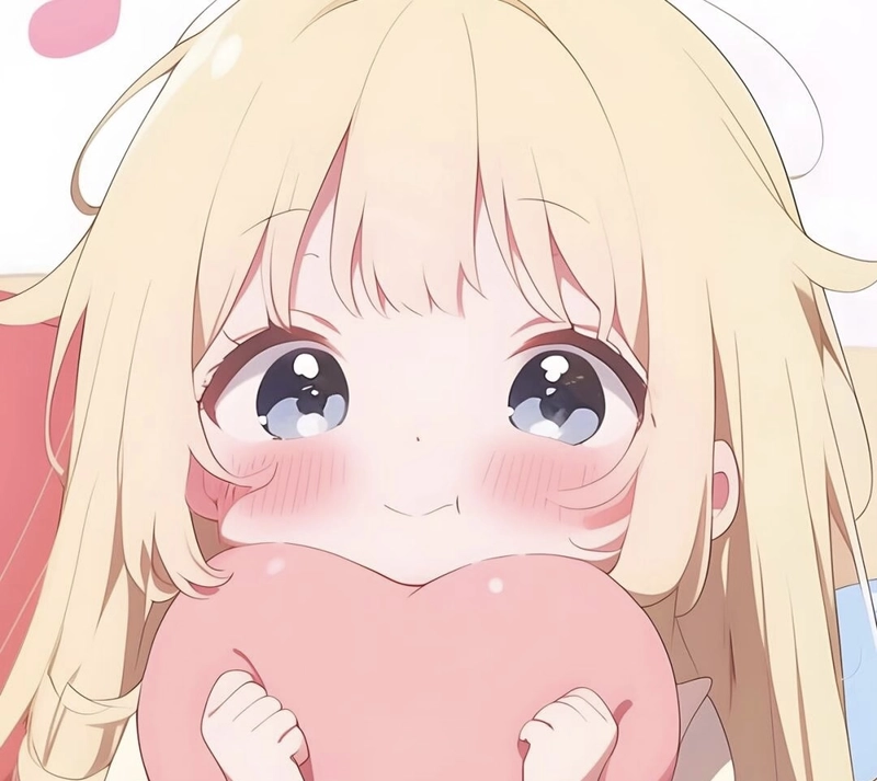 Biểu cảm tinh nghịch của ảnh anime nữ cute
