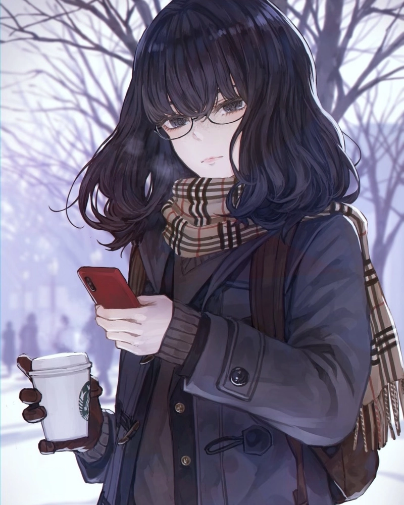 Bức ảnh nhân vật anime nữ mang nét đẹp trẻ trung