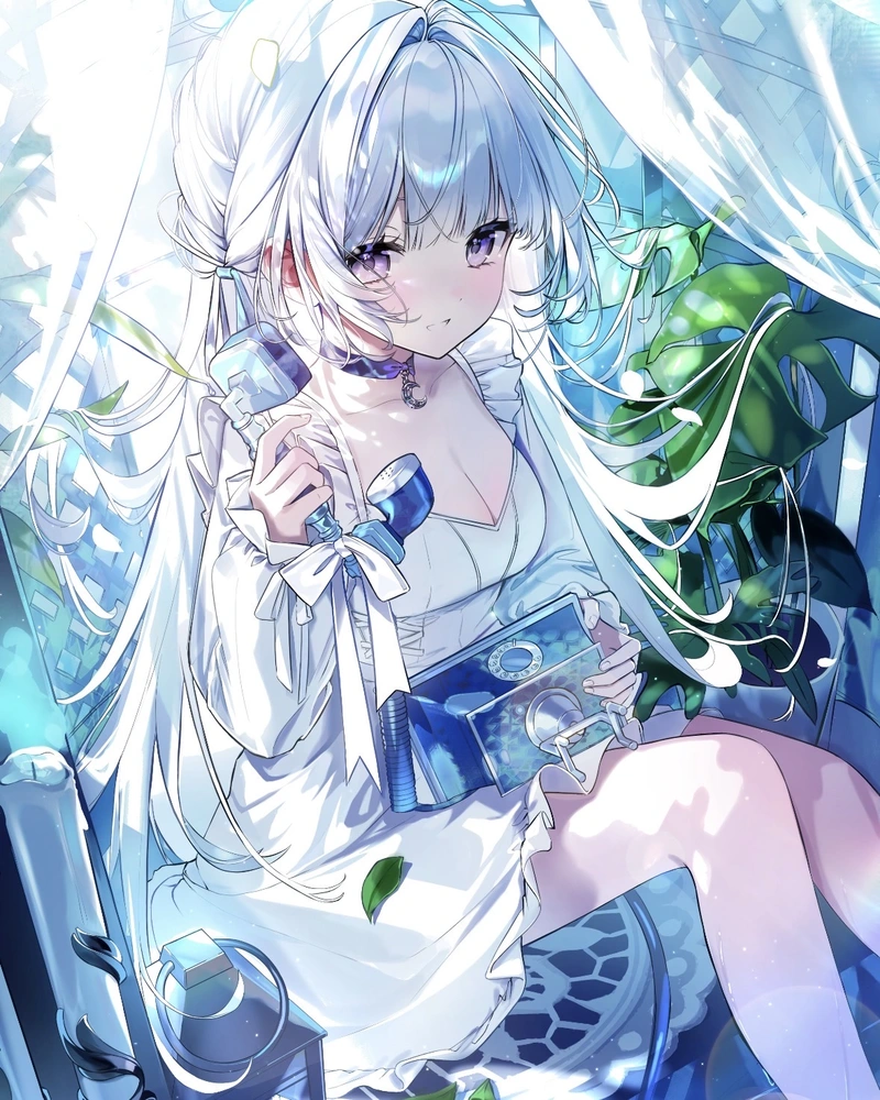 Bức ảnh nhân vật anime nữ mang vẻ đẹp thanh thoát