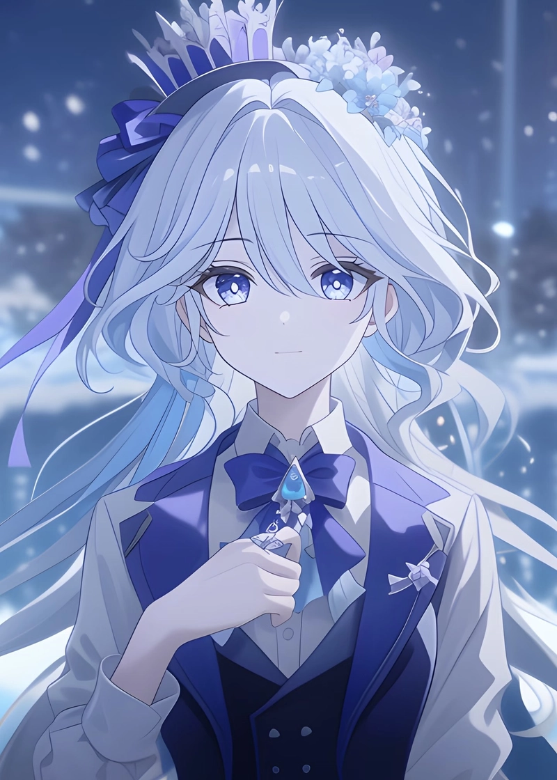 Bức hình anime Genshin Impact với biểu cảm sinh động dịu dàng