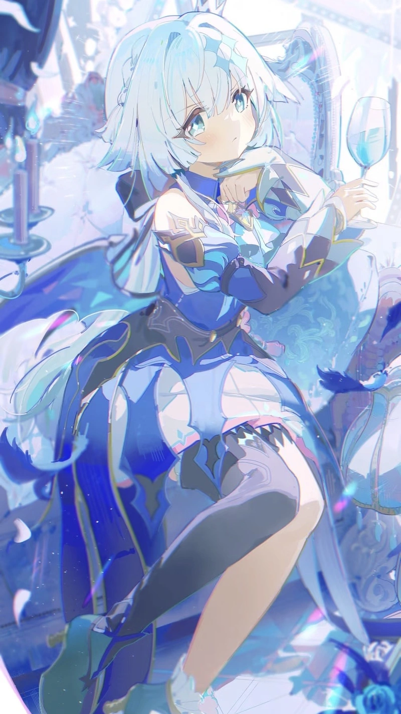Bức hình anime nữ với nét đẹp trẻ trung hiện đại