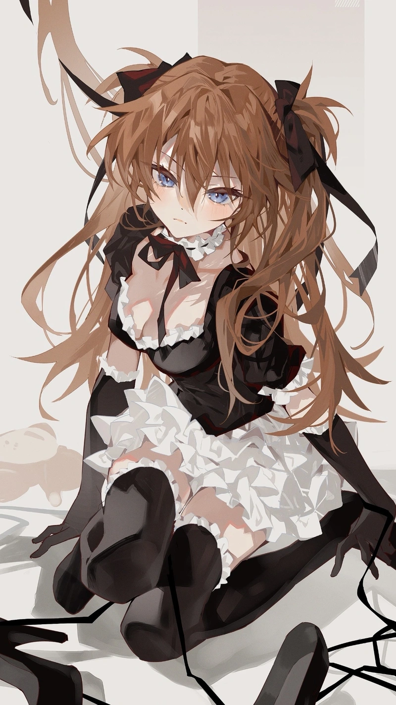 Bức hình anime nữ với vẻ ngoài thanh lịch tự nhiên