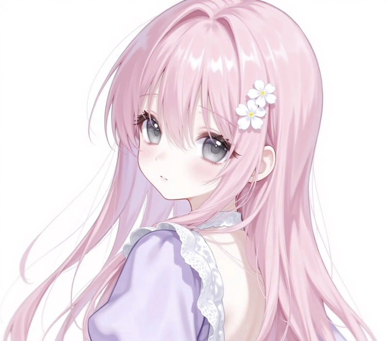 Chân dung avatar anime nữ trẻ trung đáng yêu