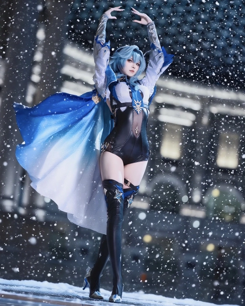 Eula cosplay cùng vẻ đẹp thanh thoát nổi bật