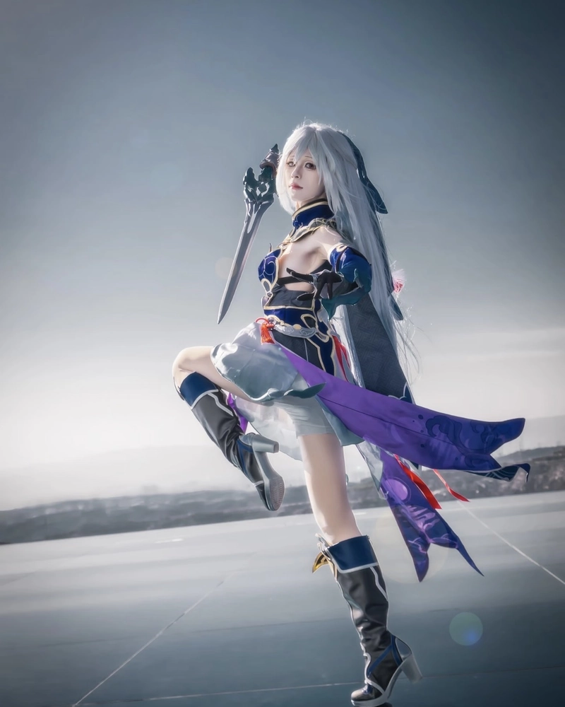 Hình Jingliu cosplay cùng vẻ ngoài trang nhã khó quên
