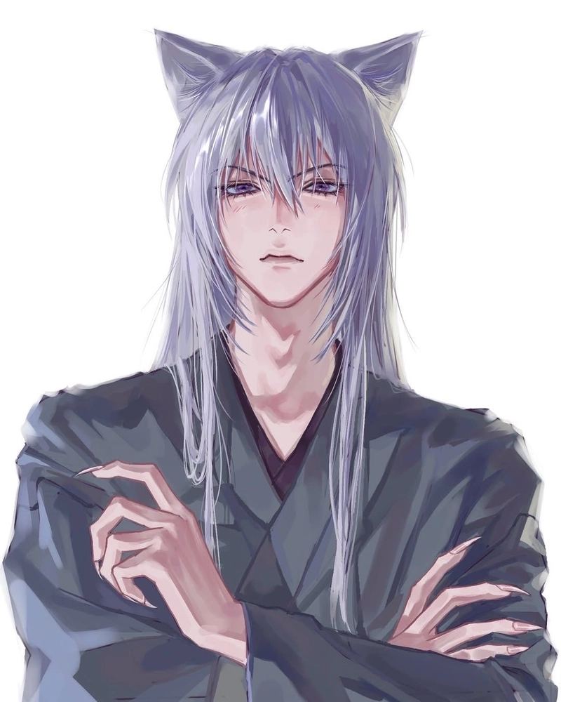 Hình Tomoe tạo hình anime nam đầy chất nghệ thuật