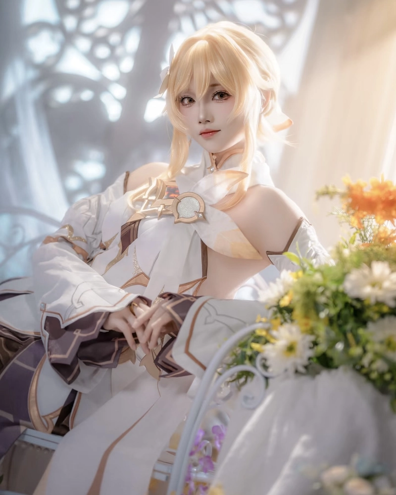 Hình ảnh Lumine cosplay mang cảm giác tự do phóng khoáng