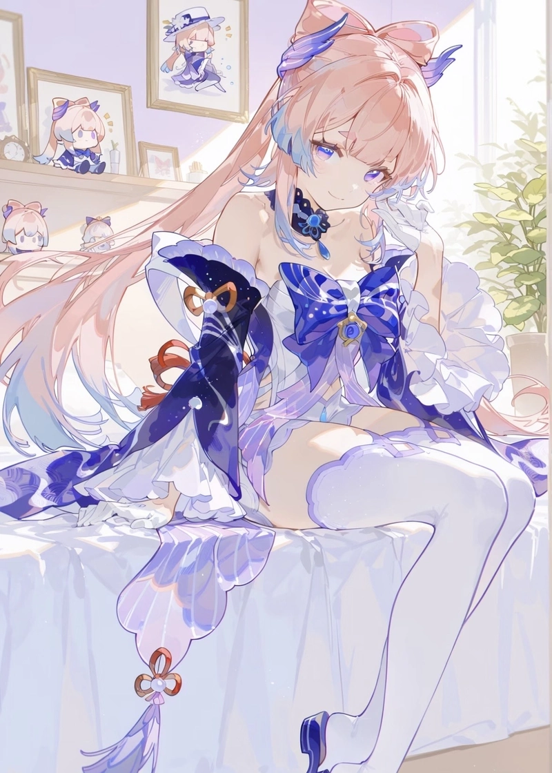 Hình ảnh anime Genshin Impact với vẻ ngoài thu hút ánh nhìn