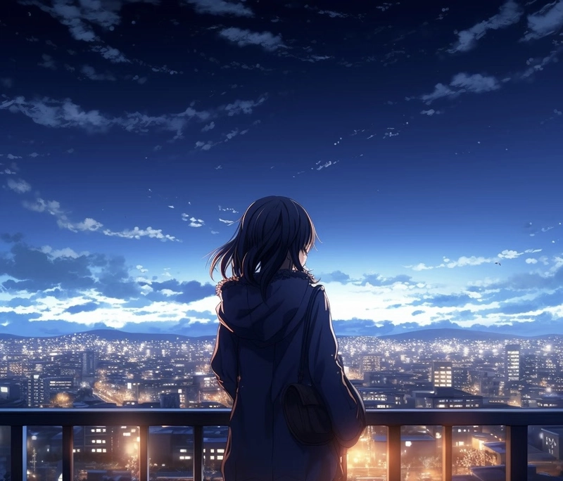 Hình ảnh avatar anime nữ ngầu nhẹ nhàng