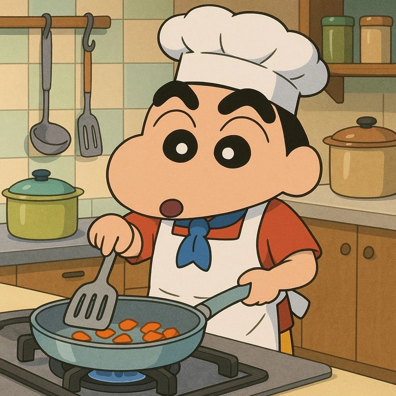 Hình ảnh biểu cảm tinh nghịch Shin cậu bé bút chì vui nhộn