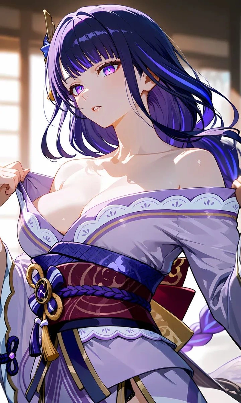 Hình ảnh cận cảnh gái anime to tròn rõ từng chi tiết
