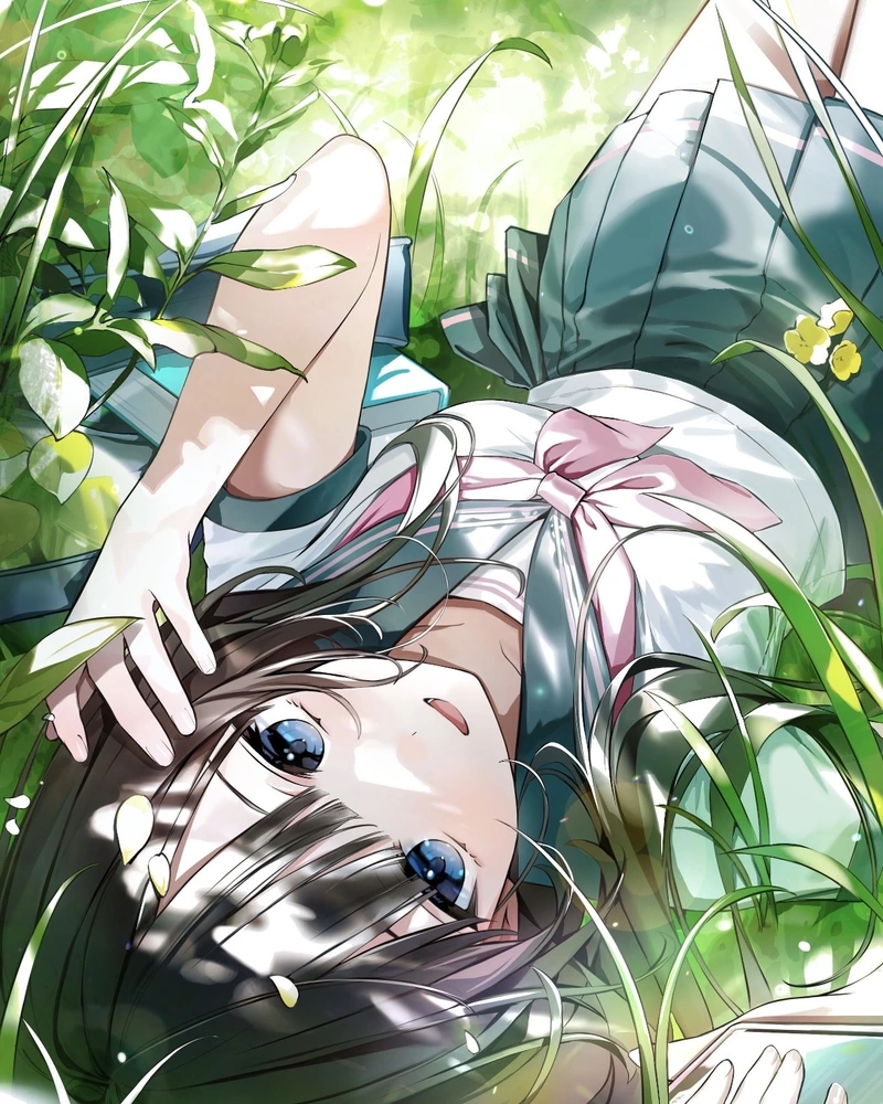 Hình ảnh nhân vật anime nữ cùng ánh nhìn giàu cảm xúc