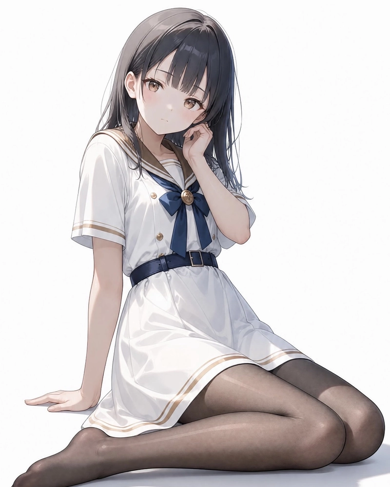 Hình ảnh nhân vật anime nữ với gương mặt thanh tú