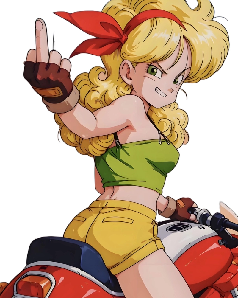 Hình anime tóc vàng cùng dáng vẻ thanh thoát tự nhiên