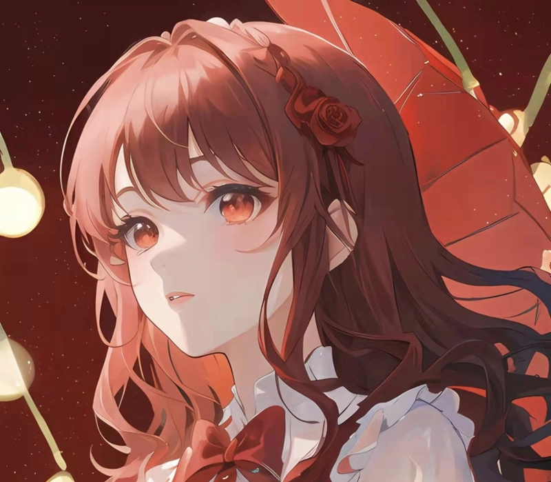 Hình avatar anime nữ đẹp đơn giản cuốn hút