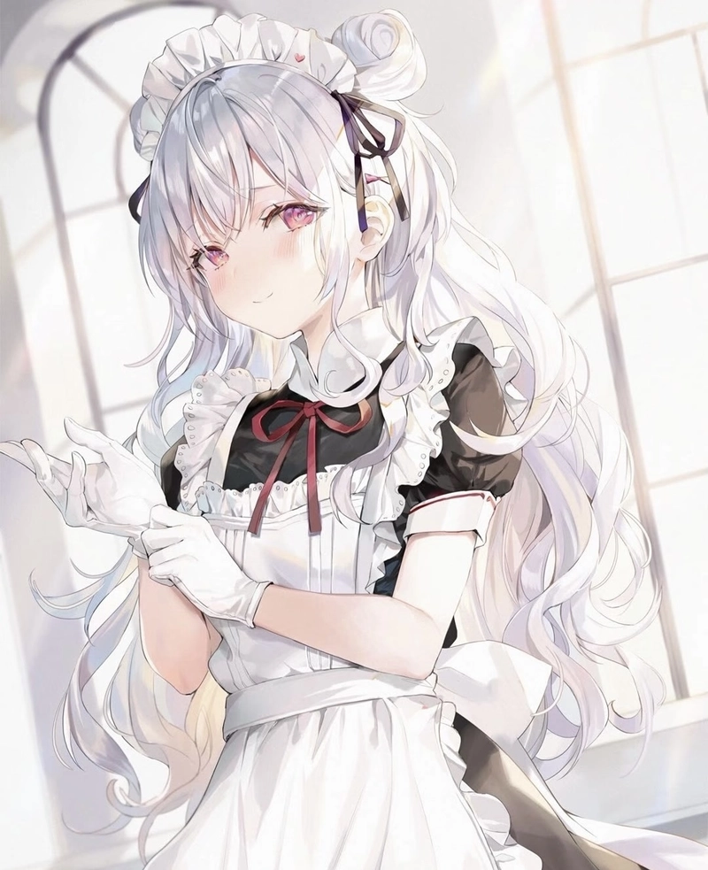 Hình cuốn hút gái anime to tròn với biểu cảm tự nhiên