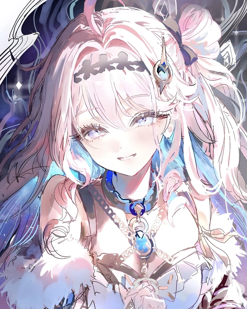 Hình nhân vật anime nữ cùng ánh mắt sáng trong tự nhiên