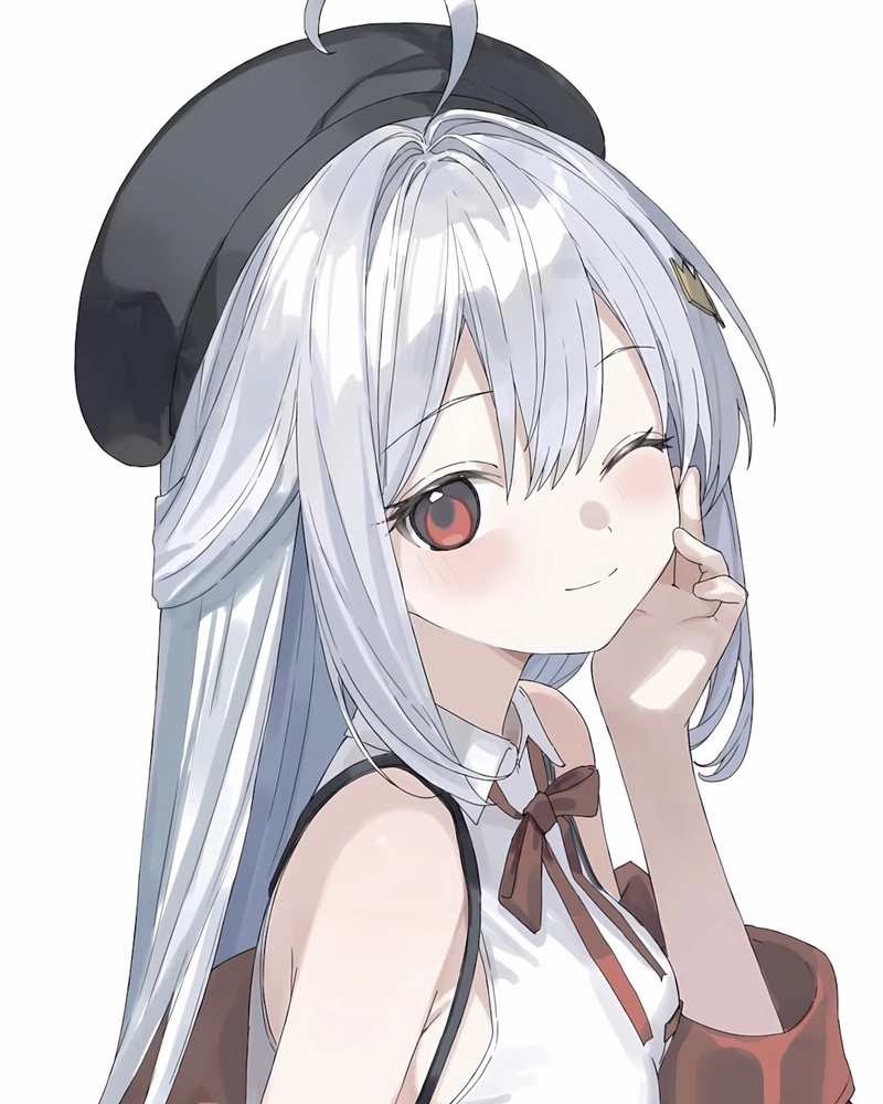 Hình nhân vật anime nữ với ánh mắt giàu cảm xúc
