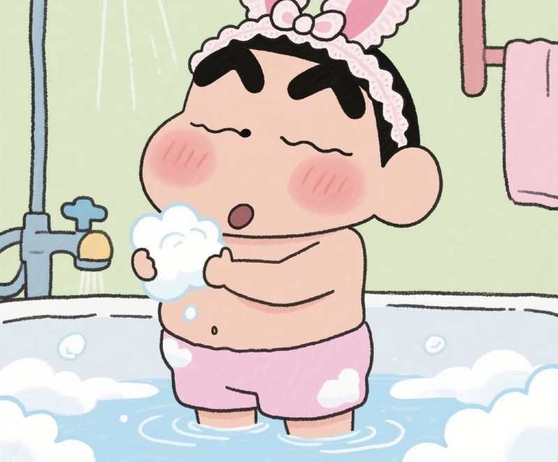 Hình trang phục Shin cậu bé bút chì rõ nét sinh động