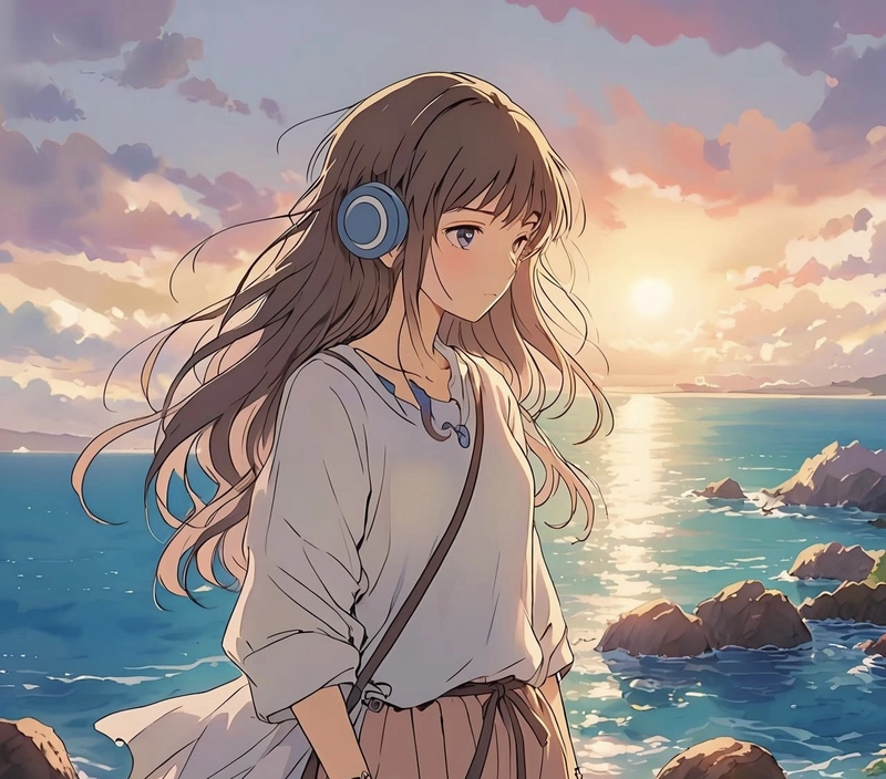Khoảnh khắc avatar anime nữ đẹp dịu dàng