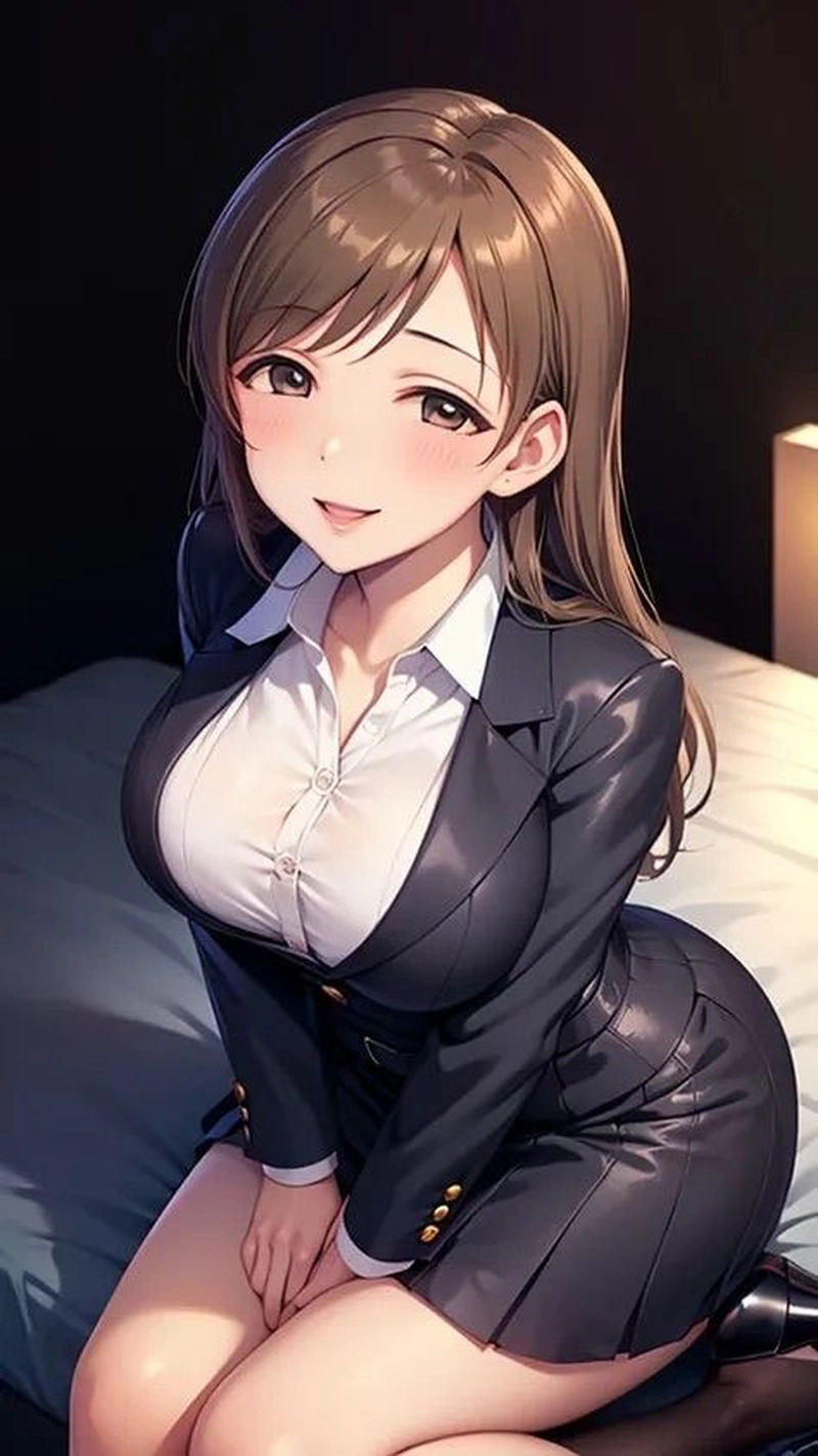 Nhân vật quyến rũ gái anime to tròn cùng biểu cảm tự nhiên
