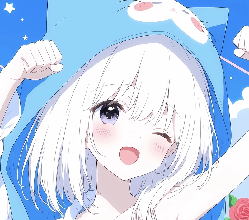 Nụ cười avatar anime nữ ngọt ngào cuốn hút