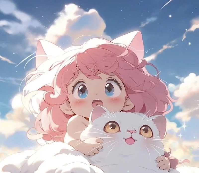Phong cách trẻ trung của ảnh anime nữ cute
