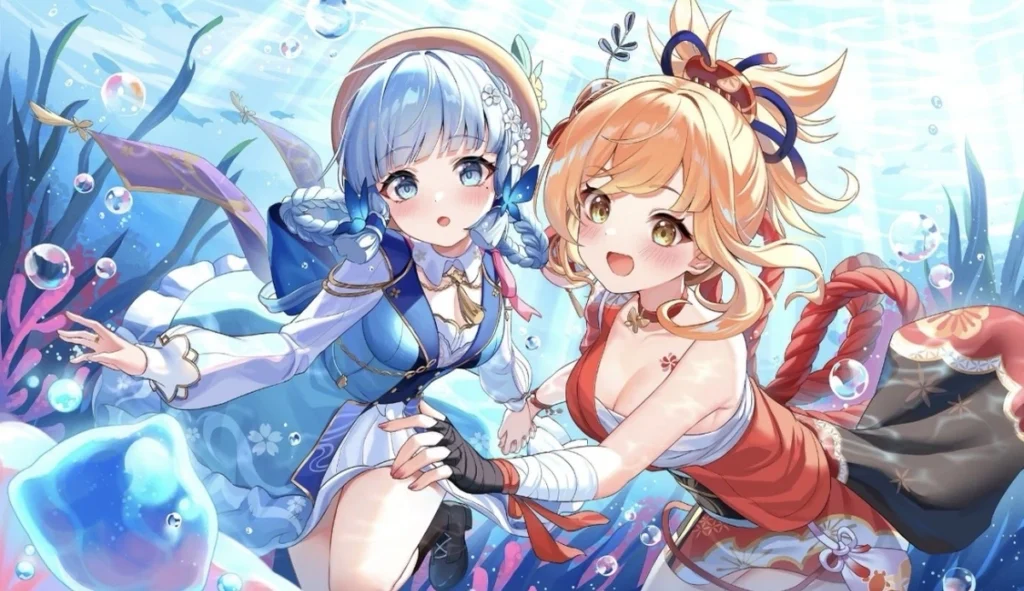 ảnh anime genshin impact thumbnail