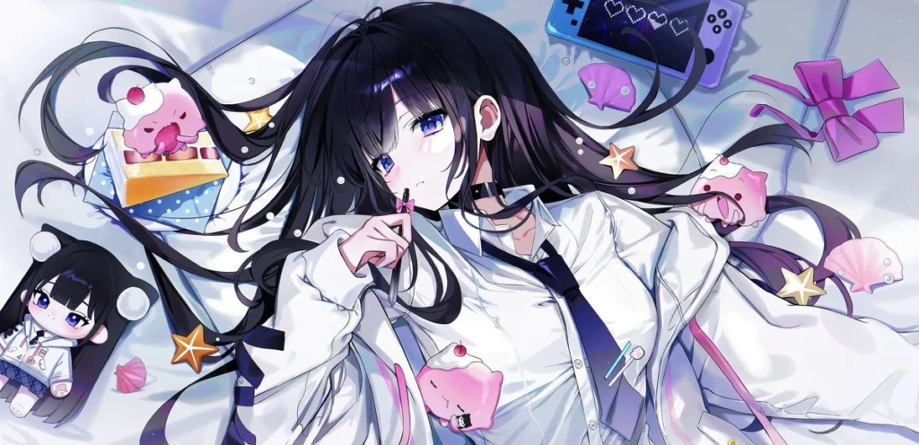 hình nền anime nữ thumbnail