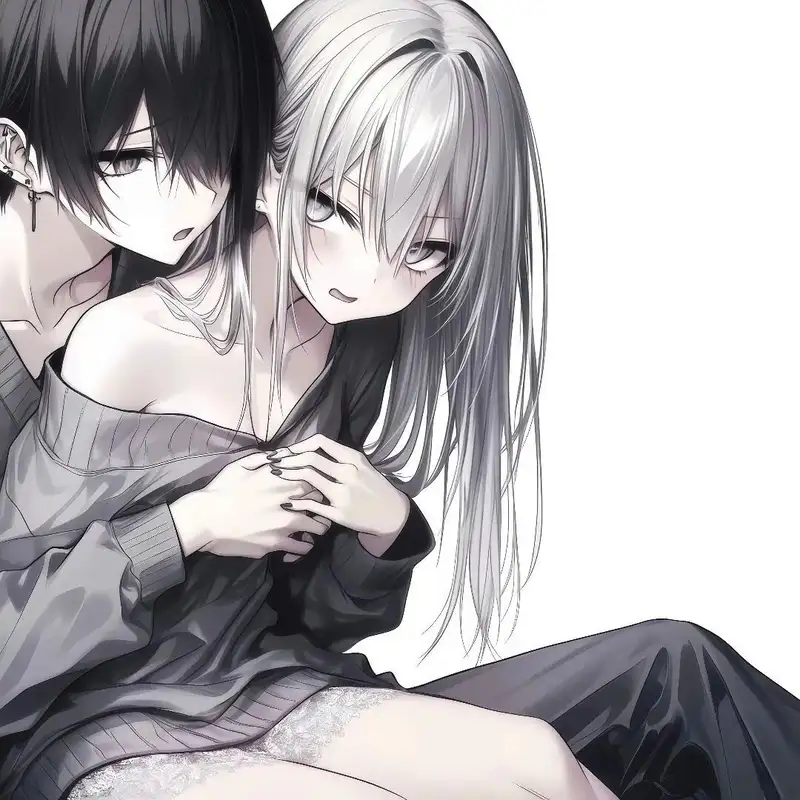 Ảnh đẹp avatar đôi anime phong cách Nhật Bản