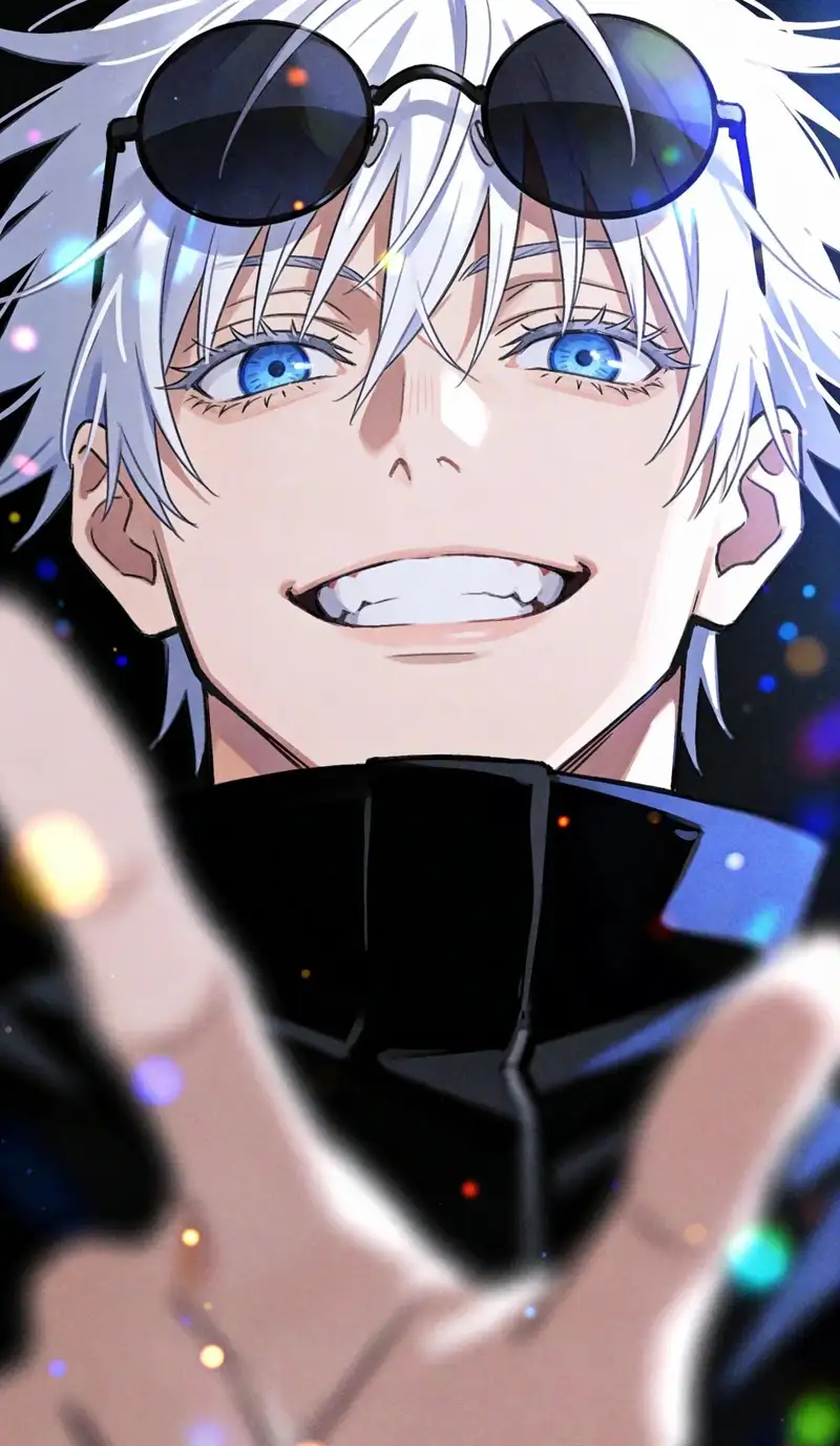 Ảnh gojo che mắt cực ngầu anime