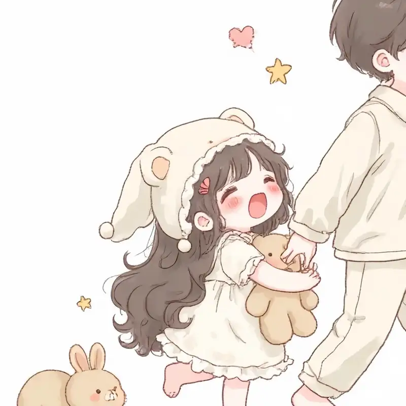 avatar đôi anime đẹp mắt trên mạng xã hội